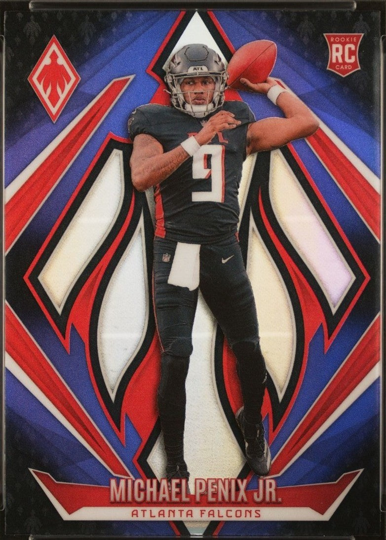 2024 Panini Phoenix - Michael Penix Jr. #229 Purple Fade Rookie RC PSA 10 13A